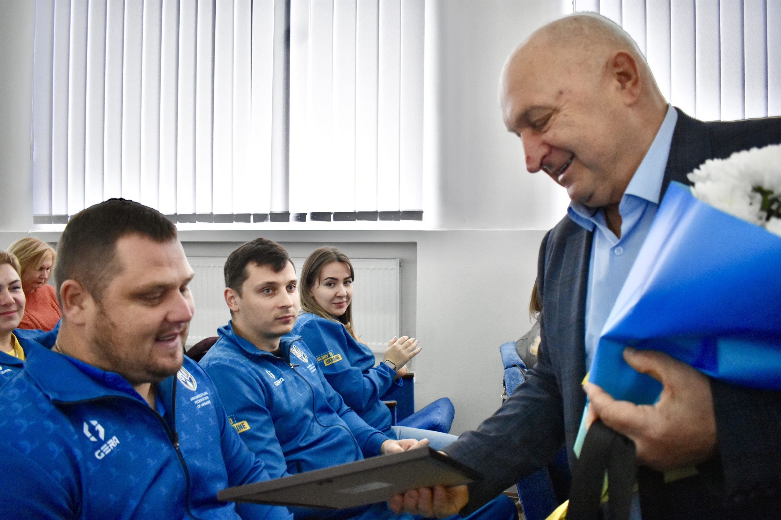 У Коростені відзначили спортсменів-переможців чемпіонатів Європи та світу з пара-армрестлінгу