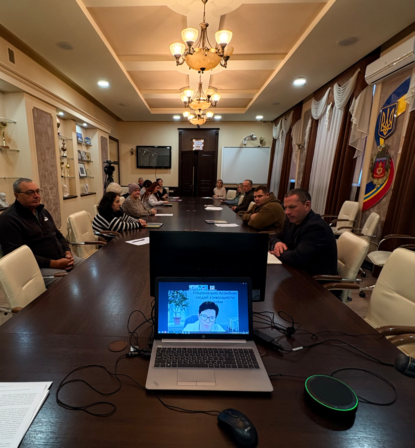 Відбулось чергове засідання міської Ради безбар’єрності