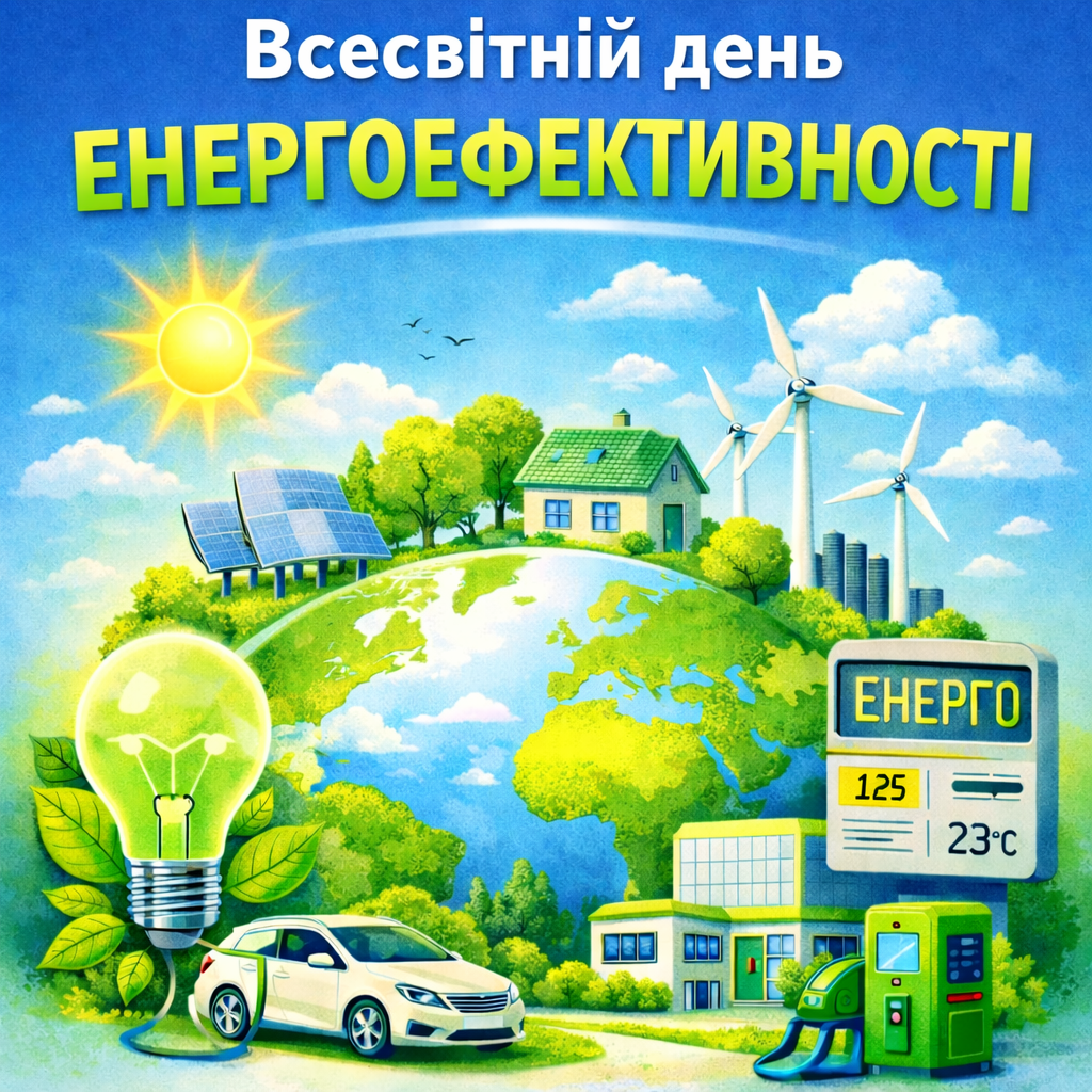 Всесвітній день енергоефективності!
